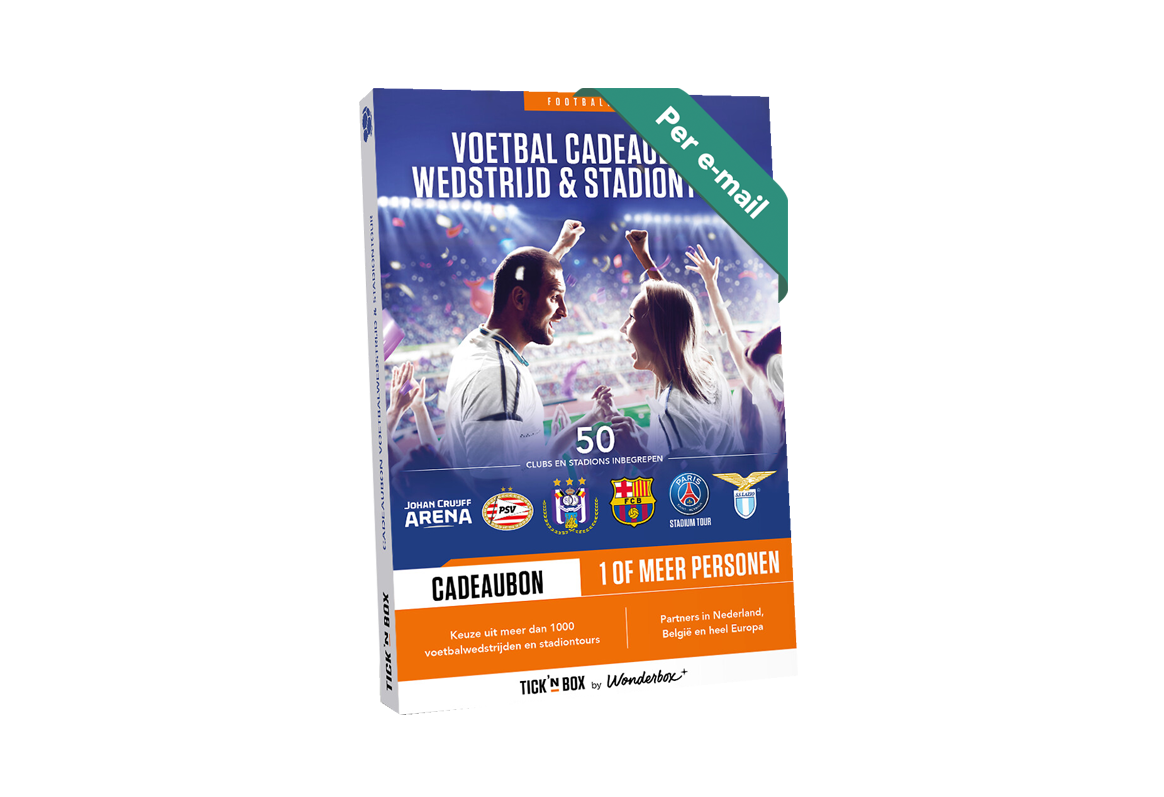 Digitale Tick’nBox Voetbal Cadeaubon
